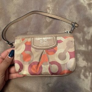 Small Vintage Coach Wrist Wallet